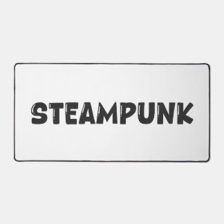 Steampunk Vintage Art – Typography Desk Mat