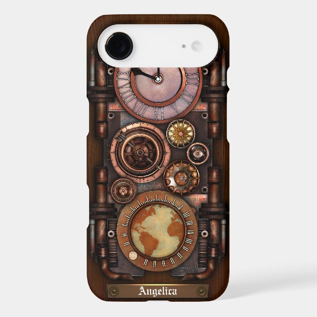 Steampunk Vintage Timepiece #1B Case-Mate iPhone Case (Back)
