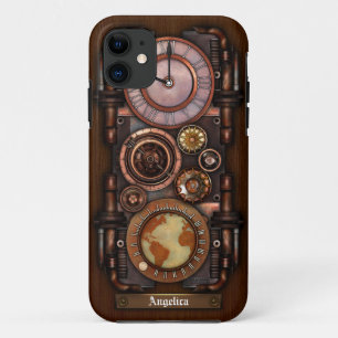 Steampunk Vintage Timepiece #1B Case-Mate iPhone Case