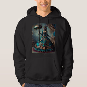 Steampunk Vintage Victorian Lady Circus Performer Hoodie