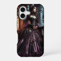 Steampunk Vintage Victorian Purple Lady