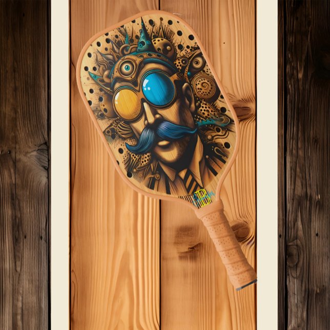 Steampunk Visionary on Pickleball Paddle (Creator Uploaded)