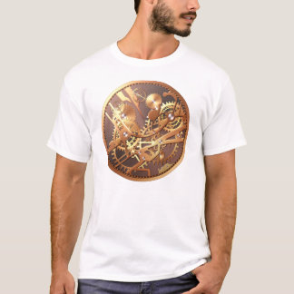 steampunk watch gears t-shirt