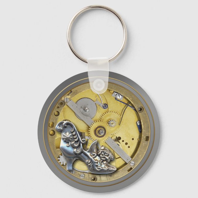 Steampunk Watchworks Key Keeper Ring (Front)