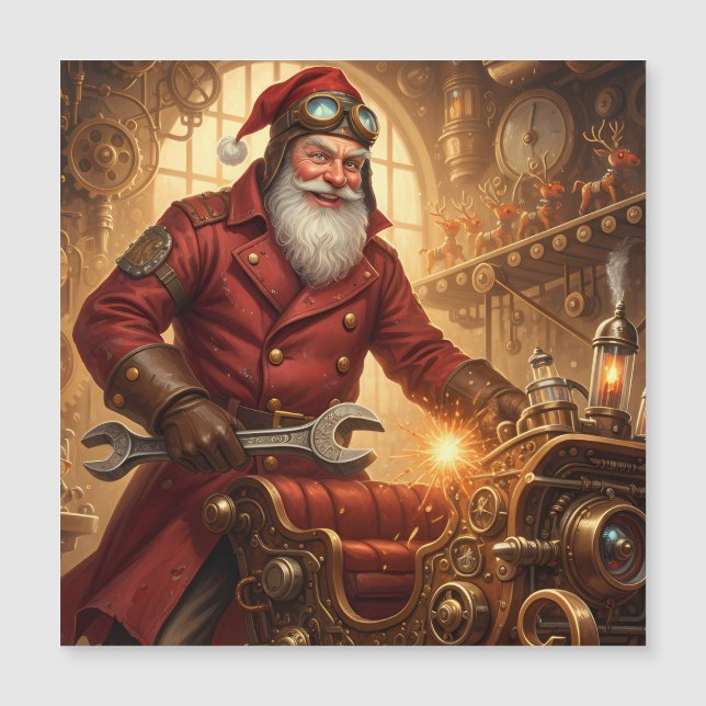 Steampunk Weihnachtsmann Werkstatt (Front)