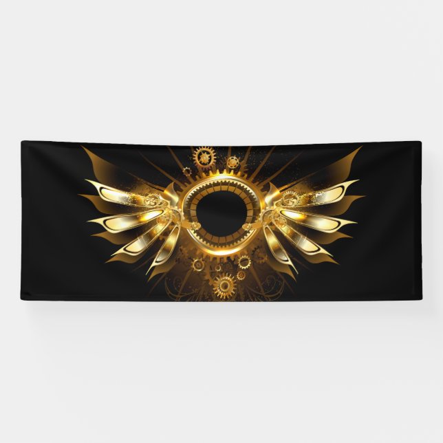 Steampunk wings banner (Horizontal)