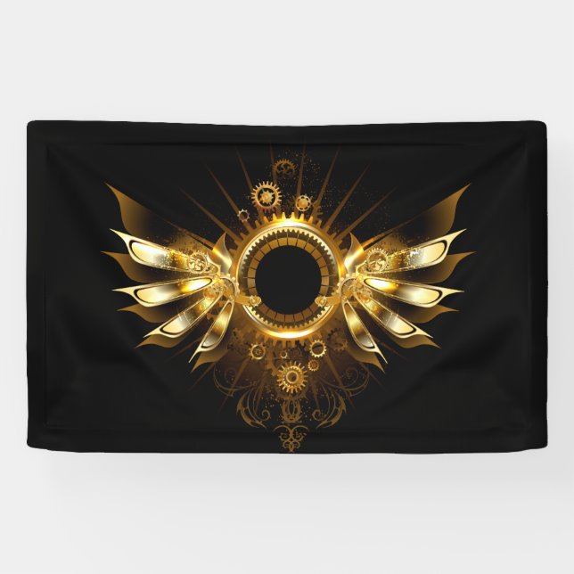 Steampunk wings banner (Horizontal)