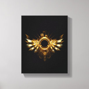 Steampunk wings canvas print