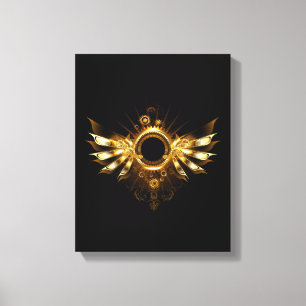 Steampunk wings canvas print