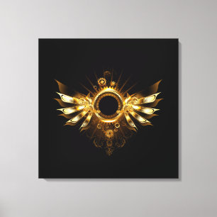 Steampunk wings canvas print