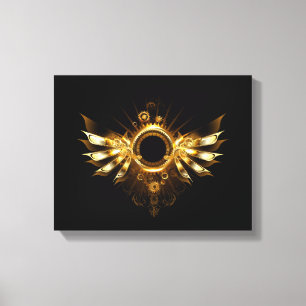 Steampunk wings canvas print