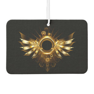 Steampunk wings car air freshener