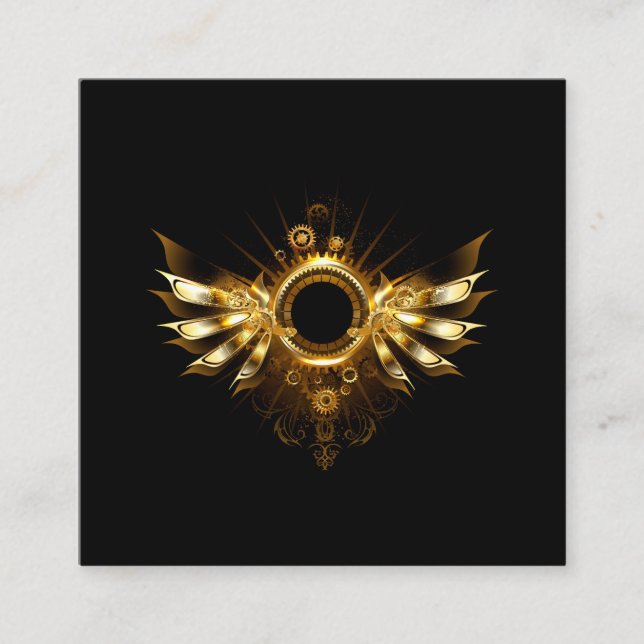 Steampunk wings discount card (Front)