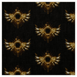 Steampunk wings fabric
