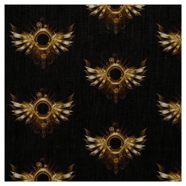 Steampunk wings fabric (Swatch)