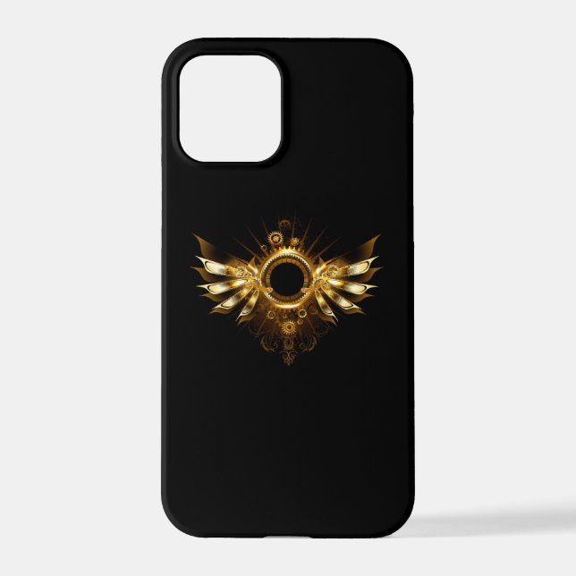 Steampunk wings iPhone case (Back)