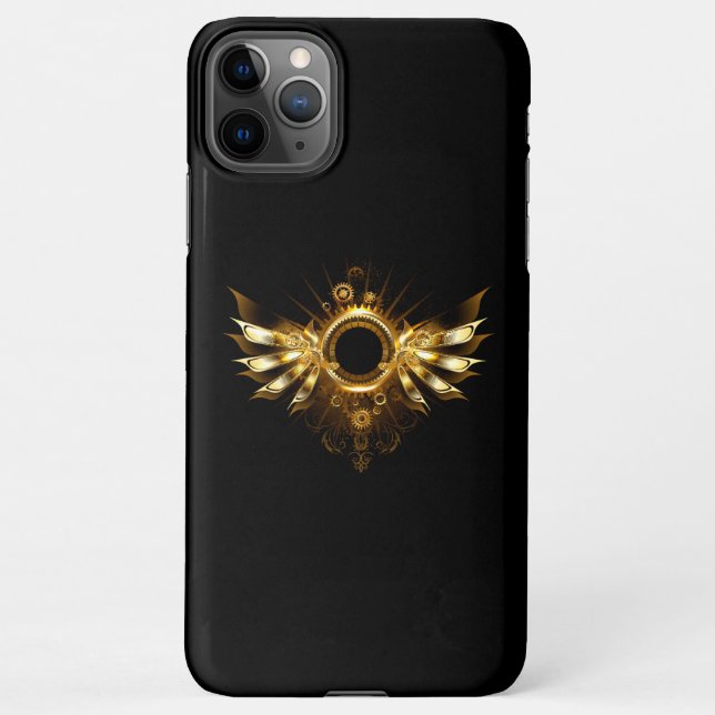 Steampunk wings iPhone case (Back)