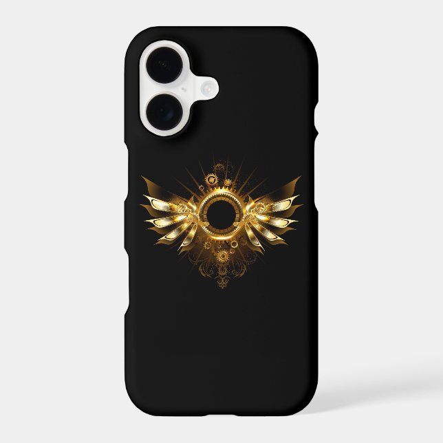 Steampunk wings iPhone case (Back)