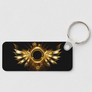 Steampunk wings key ring