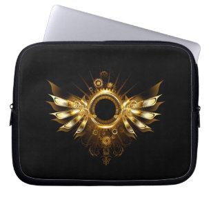 Steampunk wings laptop sleeve