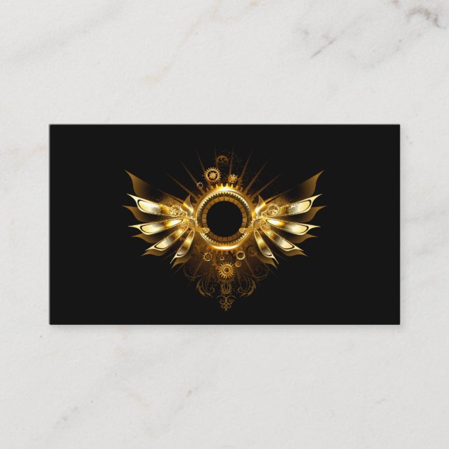 Steampunk wings loyalty card (Front)