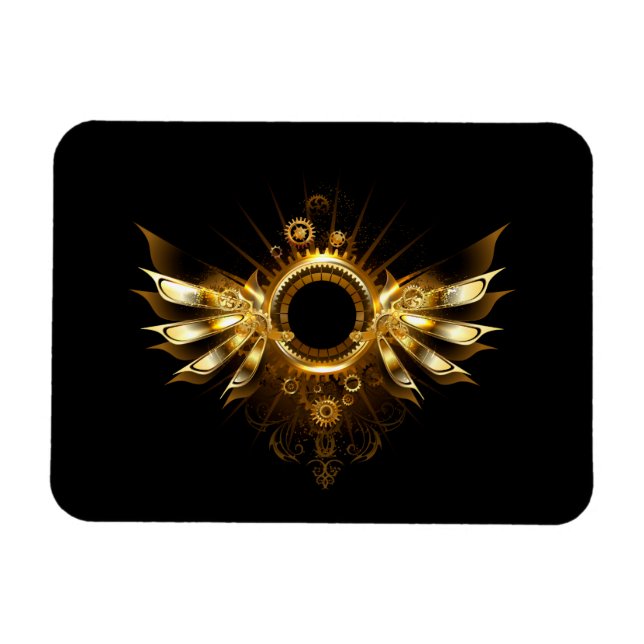 Steampunk wings magnet (Horizontal)