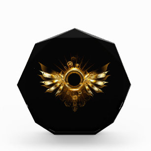 Steampunk wings photo block