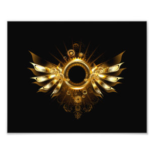 Steampunk wings photo print