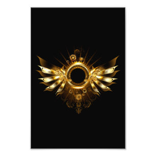 Steampunk wings photo print