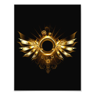 Steampunk wings photo print