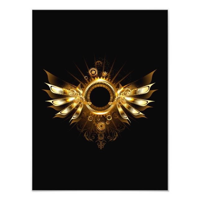 Steampunk wings photo print (Front)