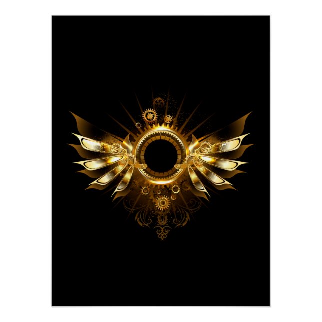 Steampunk wings poster (Front)