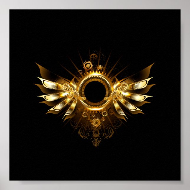 Steampunk wings poster (Front)