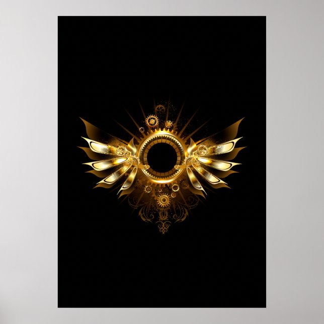 Steampunk wings poster (Front)