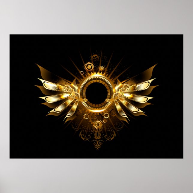 Steampunk wings poster (Front)