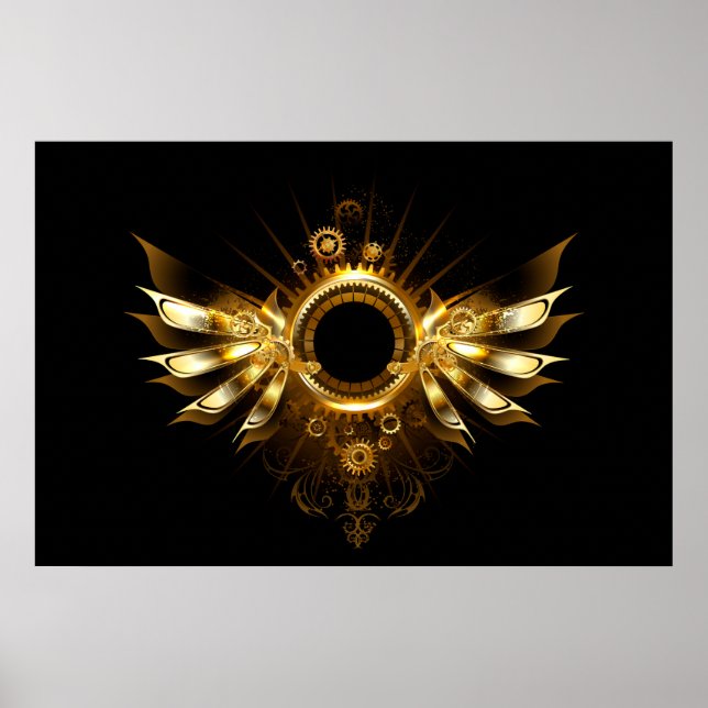 Steampunk wings poster (Front)