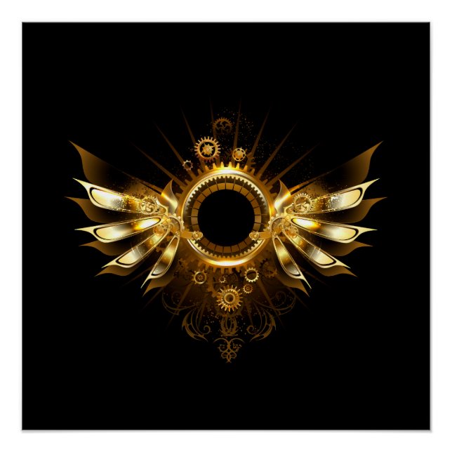 Steampunk wings poster (Front)