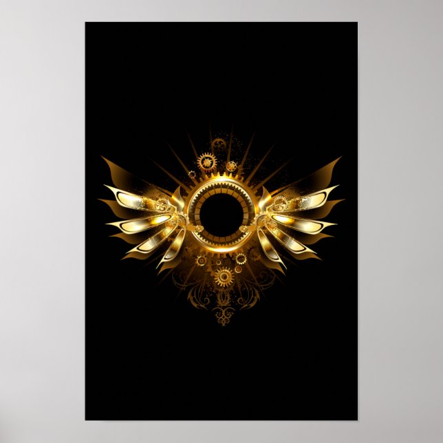 Steampunk wings poster (Front)