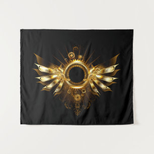 Steampunk wings tapestry