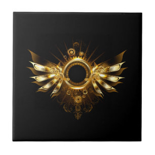 Steampunk wings tile
