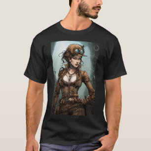 Steampunk Woman T-Shirt