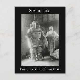 Steampunk. Yeah, it's kind of like that. v2 Postcard