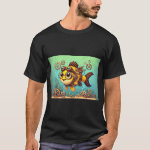 Steampunk Yellow Bass T-Shirt