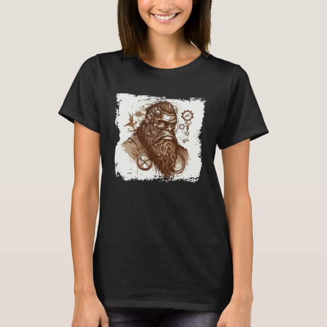 Steampunk Yeti T-Shirt (Front)