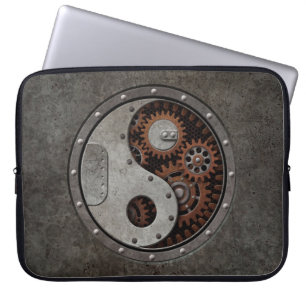 Steampunk Yin Yang Laptop Sleeve
