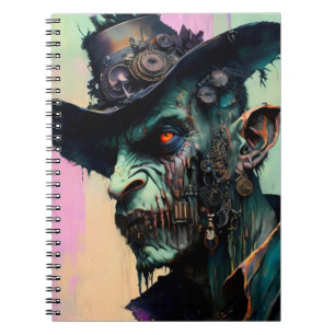 Steampunk Zombie Cowboy Notebook