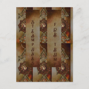 STEAMPUNKS FOR TRUMP POSTCARD