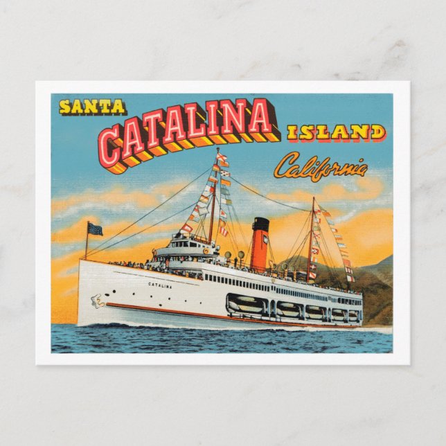 Steamship Catalina Post Card (Front)