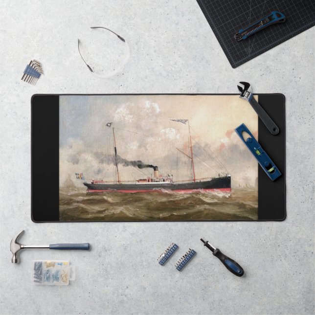 Steamship Louise 1800s Desk Mat (Workstation)