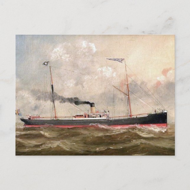 Steamship Louise 1800s Postcard (Front)
